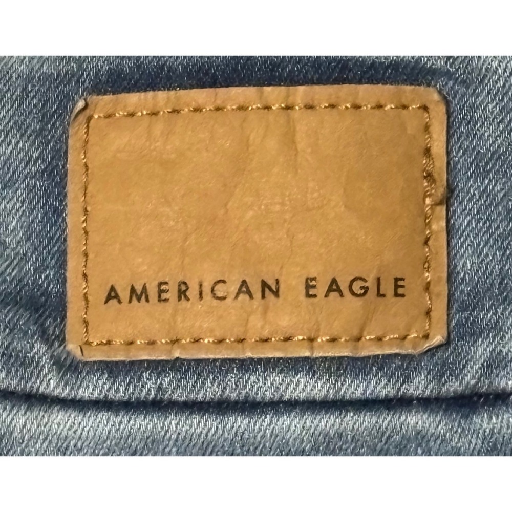 American Eagle Next Level Stretch Curvy Kick Boot Jeans Women Size 16 Short - Picture 3 of 9